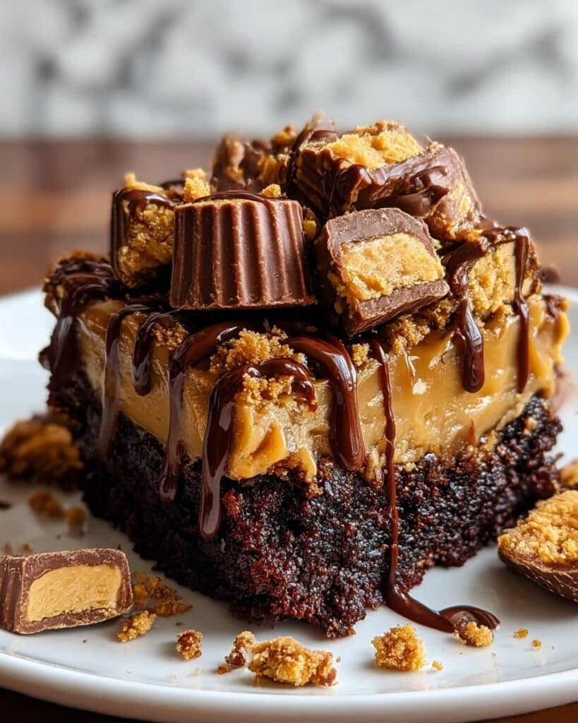 Peanut Butter Cup Dump Cake Recipe