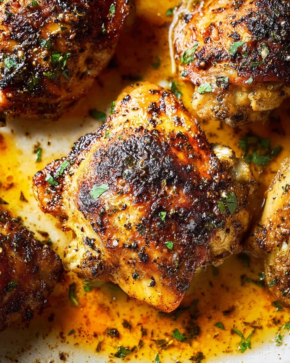 Oven Baked Chicken Thighs Recipe - Recipe Image