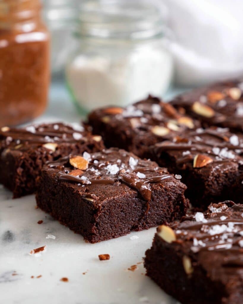 Healthy Vegan Double Chocolate Brownies Recipe