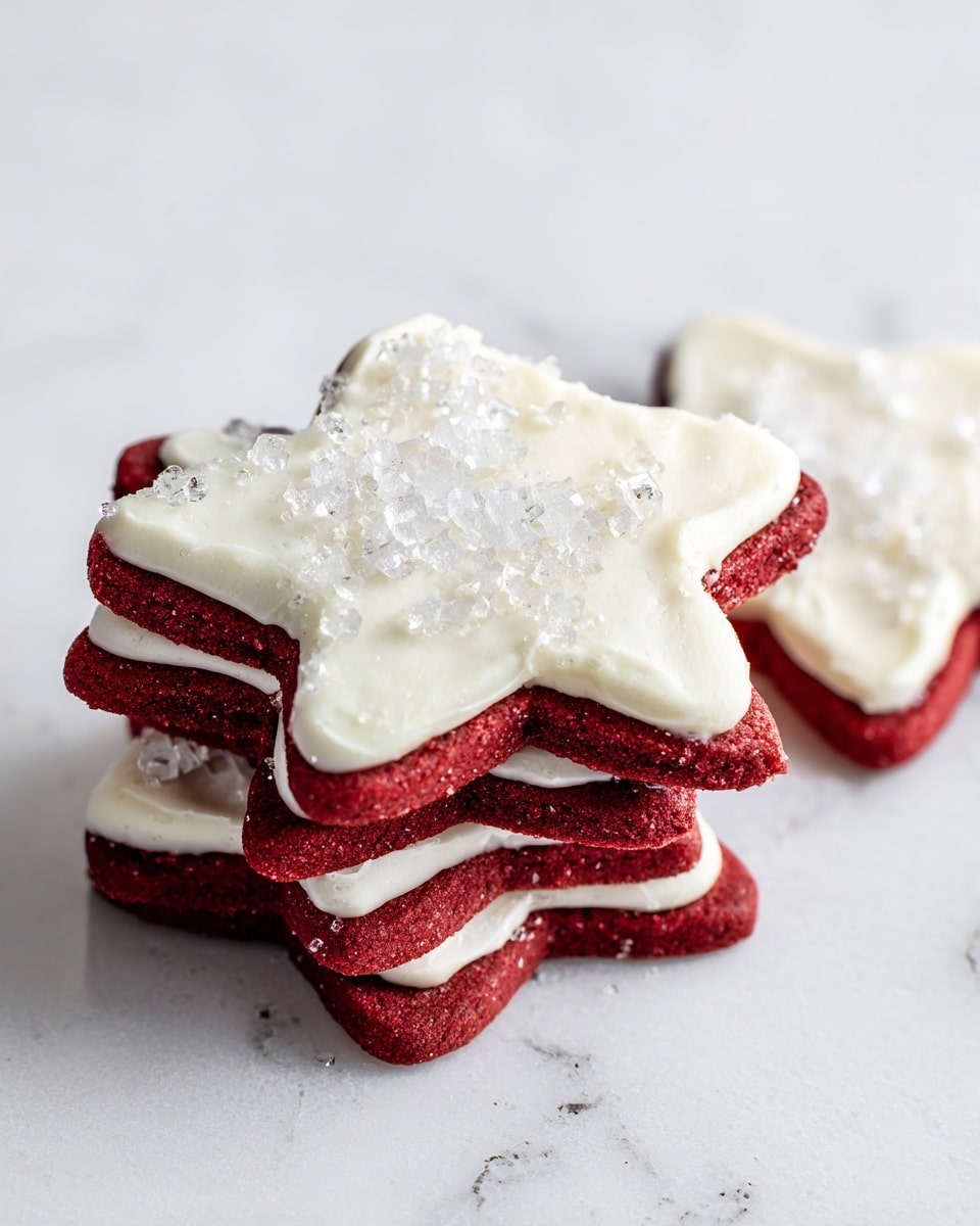 Red Velvet Cookies with Cream Cheese Frosting Recipe - Recipe Image