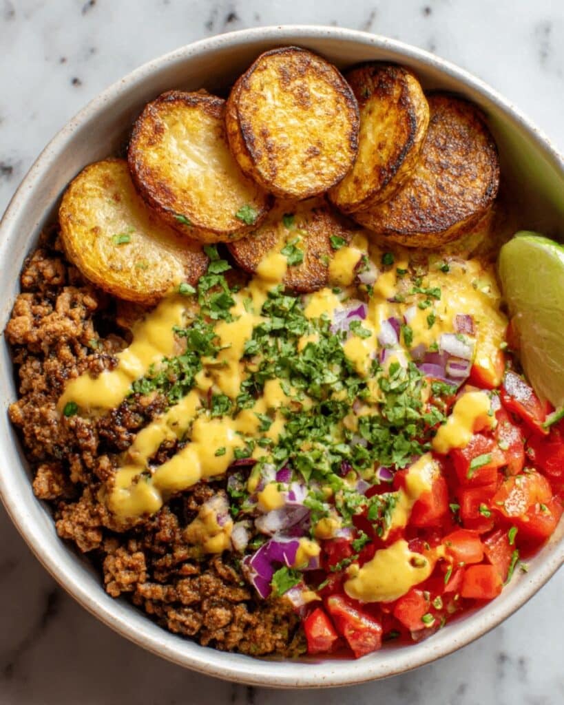 Loaded Fiesta Potato Bowls Recipe