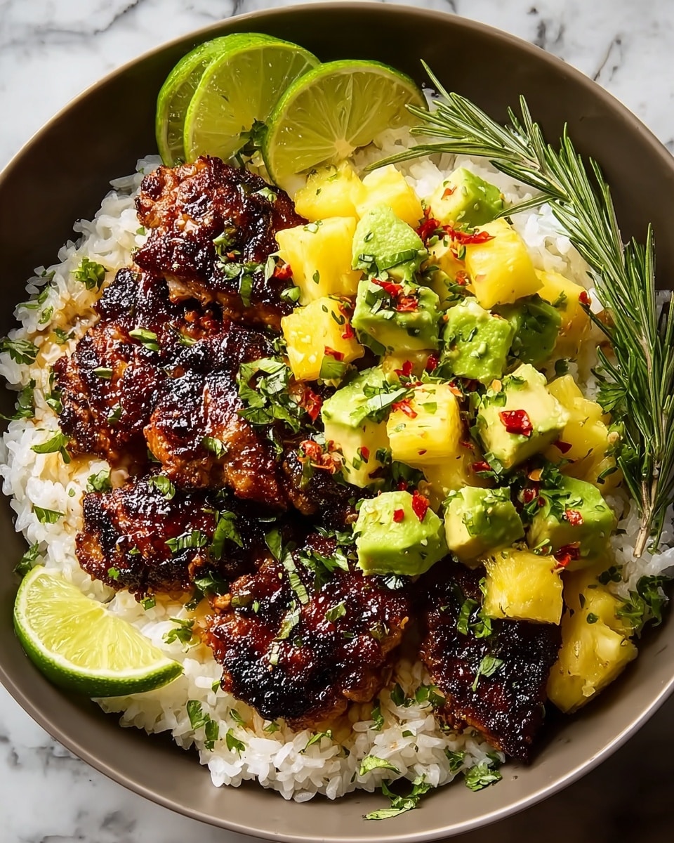 Spicy Pineapple Glazed Chicken with Fresh Pineapple Salsa: Sweet Heat Done Right Recipe - Recipe Image